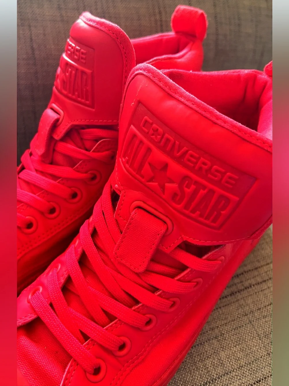 Converse All Star Red High Top Sneakers – Unisex Size 7.5